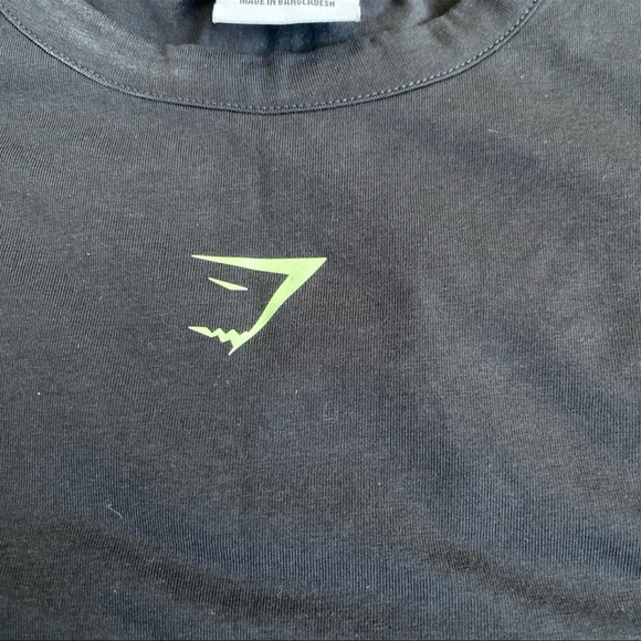 Gymshark black Tee with Neon Graphic - Picture 4 of 6